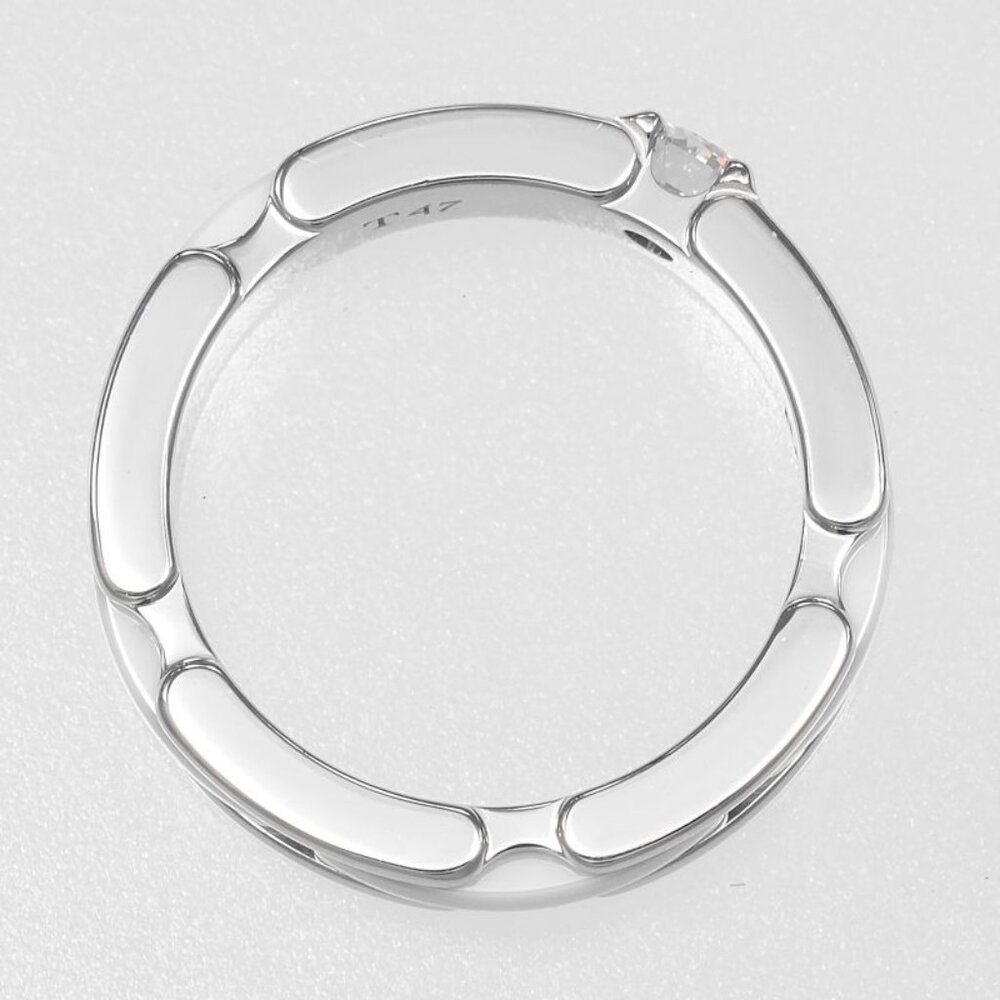 Chanel Ultra Small Gold Diamond Ceramic Ring - Picture 7 of 9